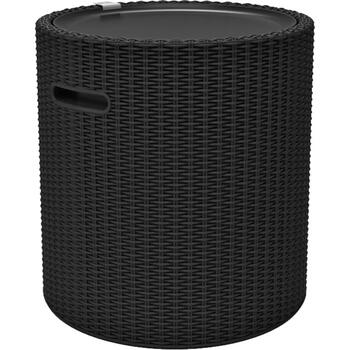 Keter Cool Stool 29200045939, 43.7x43.7x44.3cm, скамейка 3-в-1, ведро для льда, устойчив к УФ (29200045939)