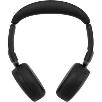 Jabra гарнитура Evolve3 65 Flex UC 36699-989-889, USB-C, Bluetooth 5.3, 80 ч, 6 микрофонов, ANC, беспроводная зарядка, черная (36699-989-889)