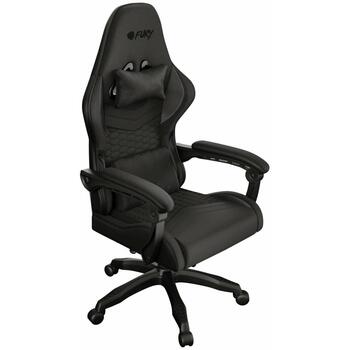 Genesis spēļu krēsls Shinai S4 NFF-2363, melns, ekrādāda, audums, neilons, regulējams augstums, regulējami roku balsti (NFF-2363)
