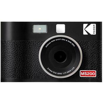 Kodak Mini Shot 2 Era Instant Camera and Printer Black KOCAMMS200B (MS200B)