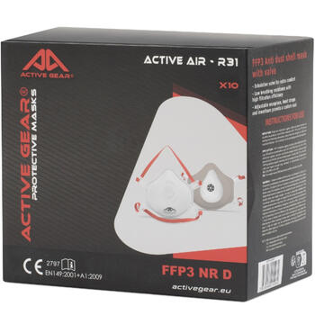 Respirātors ar vārstu, Active air R31 FFP3 ACTIVE GEAR (R31)