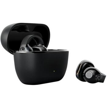Sennheiser bezvadu austiņas ACCENTUM Clip 800112, IP54, 20-40kHz, Bluetooth 6.0, USB-C, mikrofons, melnas (800112)