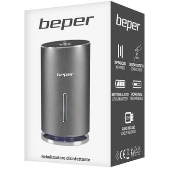 Beper Автоматический дезинфицирующий спрей P201UTP010, 135ml, 1200mAh, 2-4W, серый цвет, перезаряжаемая батарея, USB кабель (P201UTP010)