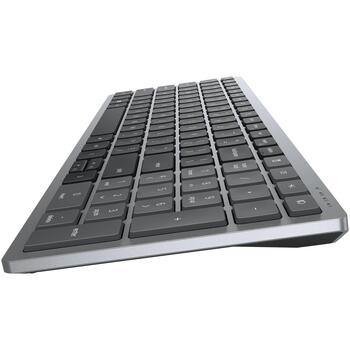 Dell Klaviatūra un pele KM7120W, bezvadu, Bluetooth 5.0, 7 taustiņi, QWERTY, krievu, Titan pelēka (580-AIWS)