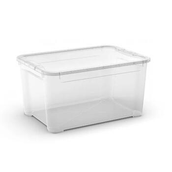 Kaste ar vāku T Box XL 47L 39x55,5x28,5cm caurspīdīga 0800698001 Curver (0800698001)