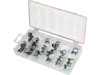 Yato skavu komplekts YT-06783, 30 gab, 6-16 mm, oglekļa tērauds, Ø6-8 mm x7, Ø7-9 mm x7, Ø8-10 mm x5, Ø9-11 mm x5, Ø10-12 mm x3 (YT-06783)