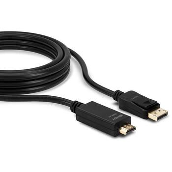 Lindy видеокабель DisplayPort на HDMI 36924, 5 м, 3840 x 2160@30Hz, 7.1 аудио, CE, FCC, 1 шт. (36924)