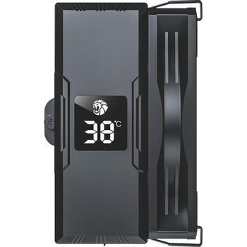 Gamemax procesora gaisa dzesētājs SIGMA520 DIGITAL BK, 600g, 74.8cfm, 33.8dB, 800-1800rpm, Heatpipe Direct Touch (SIGMA520 DIGITAL BK)