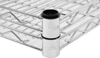 Yato plaukts YG-09053, 45.7cm, 152cm, 200kg, 4gab, hromēts tērauds, regulējams augstums (YG-09053)