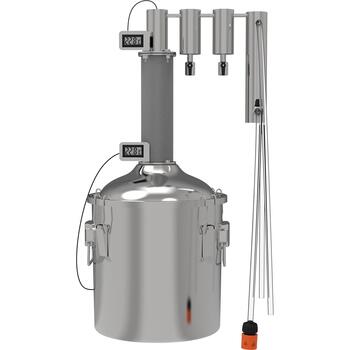 Browin модульный дистиллятор 343230, 18 L, 6.38 kg, два осадочных бака, нержавеющая сталь, компактный (343230)