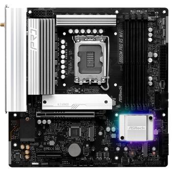 Asrock B860M Pro RS WiFi mātesplate B860M Pro RS WiFi, Intel B860, LGA 1851, 4 x DDR5, 256 GB, 3 x M.2, 2,5 Gb LAN, WiFi 6E (B860M Pro RS WiFi)