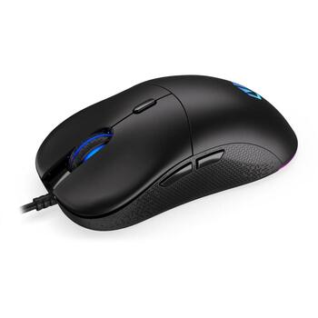 Endorfy USB datorpele GEM EY6A006, 8000 DPI, 6 pogas, KAILH GM 4.0, optiskā, ARGB apgaismojums, 1.8m kabelis (EY6A006)