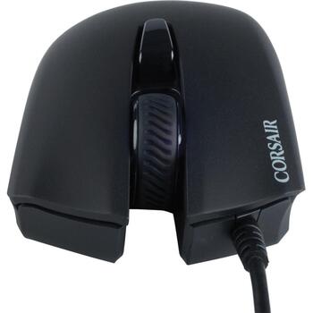 Corsair vadu optiskā spēļu pele HARPOON RGB PRO CH-9301111-EU, 12000 DPI, USB-A, 6 pogas, 1.8 m kabelis, RGB apgaismojums (CH-9301111-EU)