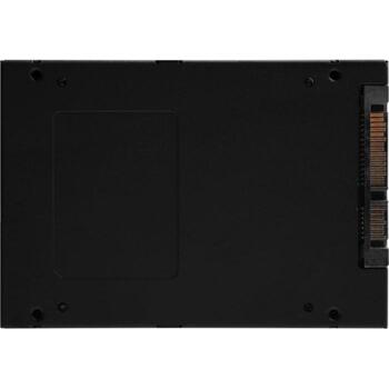 Kingston Твердотельный накопитель (SSD) KC600 SKC600/512G, 512 ГБ, 550 МБ/с, 520 МБ/с, SATA III, 3D TLC, 70 °C (SKC600/512G)