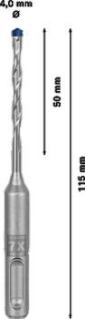 Perforatora urbjiem EXPERT SDS PLUS-7X TRIECIENURBIS PERFORATORIEM, 2608900156 BOSCH (2608900156)
