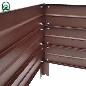 Повышенная грядка KLASIKA GARDEN 1500x750x300мм серый RAL8017 3075150R (3075150R)