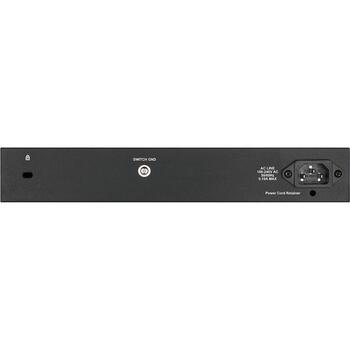 D-Link коммутатор DGS-1210-10/E, 8x Gigabit Ethernet, 2x SFP, 20 Gbit/s, L2 управляемый, 1U, черный, серый (DGS-1210-10/E)