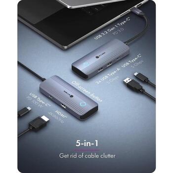 Raidsonic Spade Dock 4081 (Off-Screen Button) | IB-DK4081-SO (IB-DK4081-SO)