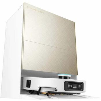 Dreame Пылесос-робот RLX86DE-WHITE, 4.7кг, HEPA фильтр, 35см, 7.9см, 180мин зарядка, 68дБ, 6400мАч, 3.2л контейнер для пыли (RLX86DE-WHITE)