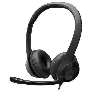 Logitech наушники H390 981-001576, 20-20000 Гц, 94 дБ, 32 Ω, USB-C, 1,9 м, стерео, фиксированный микрофон (981-001576)