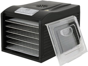 Lund pārtikas žāvētājs 68272, 420-500 W, 220-240 V, 50-60 Hz, 6 paplātes, 35-70 °C, 0.5-19.5 h, LCD, taimeris (68272)