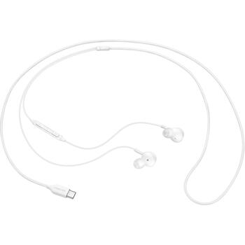 Samsung наушники EO-IC100BWEGEU, 1.2m, USB-C, 32Ω, 94.3dB, 20-20000Hz, in-line микрофон, белые (EO-IC100BWEGEU)