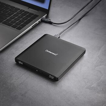 Intenso DVD RW 5401500 USB 3.2, 6x BD-R, 8x DVD+R, 24x CD-R, черный, загрузка спереди, Ashampoo (5401500)