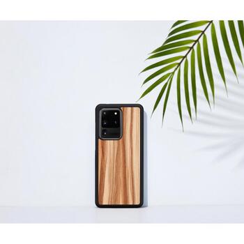 Man&Wood чехол M6718B, 6.9, совместим с Samsung Galaxy S20 Ultra, дерево, поликарбонат (M6718B)
