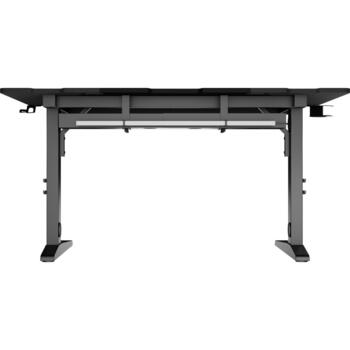 Genesis spēļu galds Holm 160 RGB NDS-2250, 160x75cm, 70-90cm, MDF, regulējams augstums, kabeļu pārvaldība, krūžu turētājs (NDS-2250)