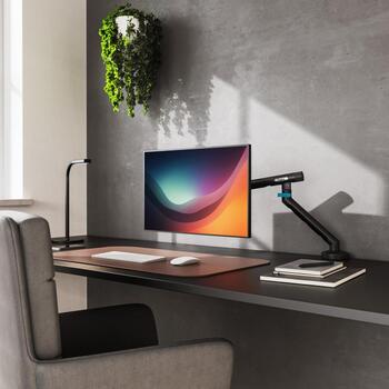 Digitus настольное крепление для монитора DA-90469, 35 дюймов, 10 кг, VESA 75x75 100x100 мм, черный, наклон, поворот, вращение (DA-90469)