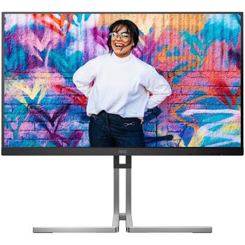 Aoc ЖК монитор Q27U3CV, 2560 x 1440, 75 Гц, 4 мс, 420 кд/м², HDMI 1, USB-C, Delta E<2, Calman Ready, 98% DCI-P3 (Q27U3CV)