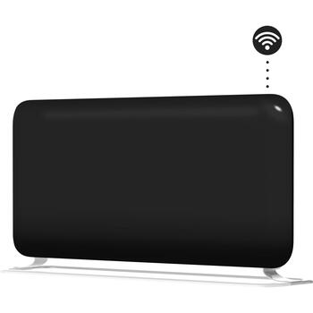 Mill Panel heater PA1500WIFI4A Black, 1500W, 18-22m², IPX4, WiFi, PID jaudas tehnoloģija, prognozējošā apkure, Smart App vadība (PA1500WIFI4A Black)