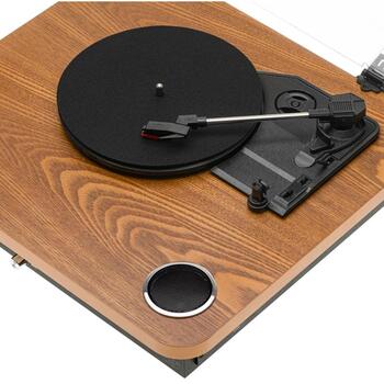 Adler Виниловый проигрыватель AD 1914w, 33.3 RPM, 45 RPM, 75 RPM, USB, Bluetooth 5.4, 2x0.8 W динамики (AD 1914w)