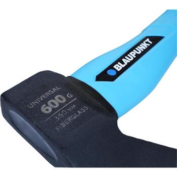 Blaupunkt Universālais cirvis AX0600, 0.600 kg, 36.5 cm, oglekļa tērauds, stikla šķiedras rokturis, zila krāsa (AX0600)