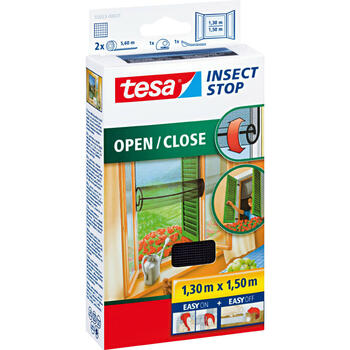 Moskītu tīkls logiem 1.3m x 1.5m; 55033-00021-00 TESA (55033-00021-00)