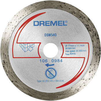 77 mm dimanta disks flīžu griešanai 2615S540JB DREMEL (2615S540JB)