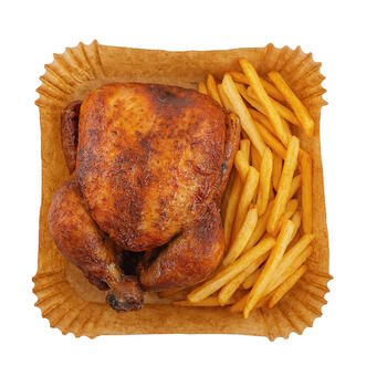 Universālas kvadrāta cepšanas papīra formas gaisa friteriem 100 gab 20×20×4.5 cm AD6732 Adler (AD 6732)