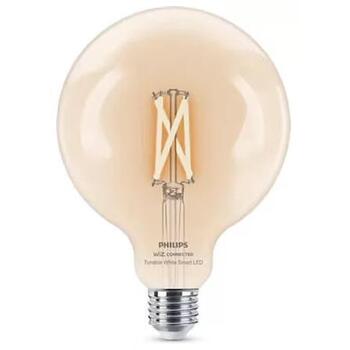 Philips умная LED лампа WFB 60W G125 927-65 CL 1PF/6 8719514372108, E27, 7Вт, 806лм, 2700-6500K, Wi-Fi, Bluetooth, диммируемая (8719514372108)