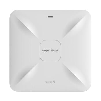 Ruijie RG-RAP2260(E) AX3200 Wi-Fi 6 Bezvadu Piekļuves Punkts (2.4GHz/5GHz, 3202Mbps, 1-Portu 2.5GbE + 1-Portu Gigabit) Griestu Uzstādīšanai Balts (RG-RAP2260(E))