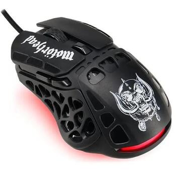 Subsonic Spēļu pele SA5612-M1, 7200 DPI, 7 pogas, ergonomiska forma, sarkans LED apgaismojums (SA5612-M1)