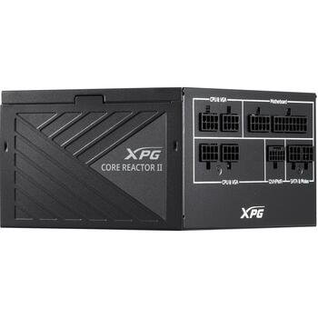 Adata Блок питания COREREACTORII1200G-BKCEU, 1200W, 100-240V, 50/60Hz, 80 PLUS Gold, полностью модульный, 9 SATA, 8 PCIe (COREREACTORII1200G-BKCEU)