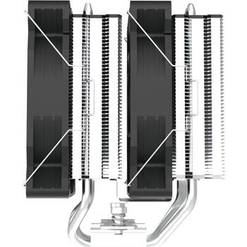 Zalman процессорный кулер CNPS12X BP BLACK, 260W, 6 тепловых трубок, вентилятор 120x120x25мм, 800-1800 об/мин, 32.2 дБА (CNPS12X BP BLACK)