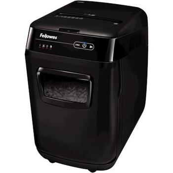 Fellowes Шредер AutoMax 200C 4653601, 200 листов автоматически, 10 листов вручную, 4x38 мм, P-4, Режим сна, Авто-реверс (4653601)