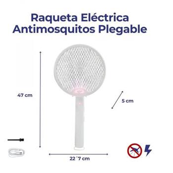 Jata Salokāma elektriskā pretodu rakete MOST3555, 2W, 2h, uzlādējams akumulators, 30m², elektriskā, UV lampa (MOST3555)