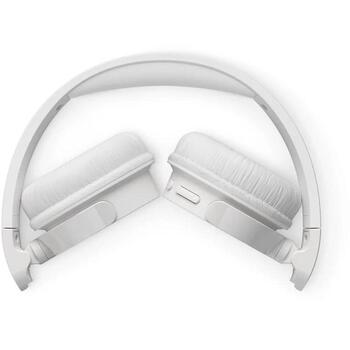 Philips TAH4209WT/00 Bluetooth наушники on-ear, 55ч, 32Ом, 112дБ, BT 5.3, multipoint, USB-C, складные, белые (TAH4209WT/00)