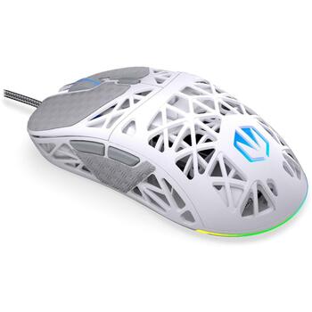 Endorfy USB datorpele LIV OWH EY6A021, 12000 DPI, 300 IPS, 6 pogas, 1.8 m kabelis, akumulatori, ambidextrous (EY6A021)