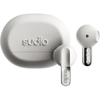 Sudio наушники N3 N3WHT, 32 Ohm, 12 mm, 105 dB, Bluetooth 5.4, 6 ч, 10 м, 2 микрофона, True wireless, In-ear, Белый (N3WHT)