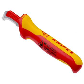 Нож для снятия изоляции проводов VDE, 1000В 9855 KNIPEX (98 55)