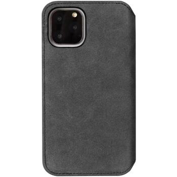 Krusell Broby PhoneWallet 61755, pelēka, zamšāda, aizsardzība pret skrāpējumiem, divas kabatas, izgriezums kamerai (61755)