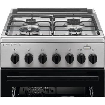 Electrolux LKK560010X газовая плита с электрической духовкой, 58л, 50см, A, SteamBake, AirFry, Aqua Clean (LKK560010X)